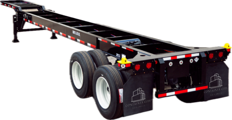 tandem chassis for container delivery
