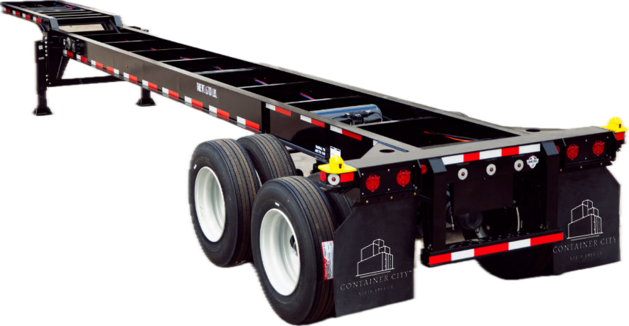 tandem chassis for container delivery