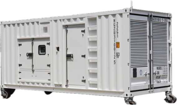 portable generator container unit