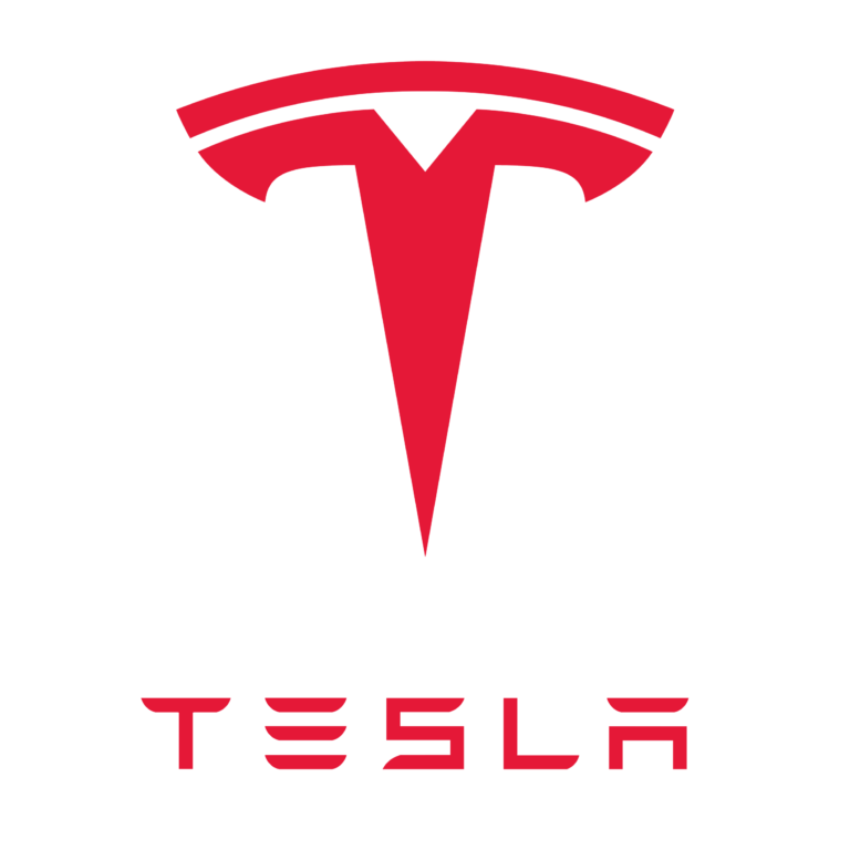 tesla logo past customer