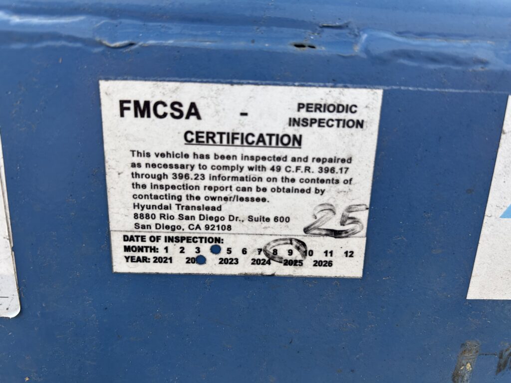 FMCSA periodic inspection