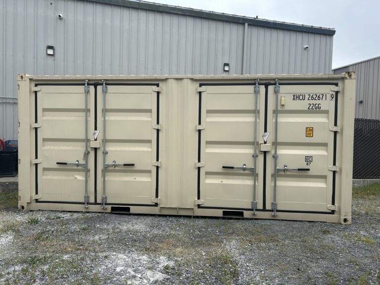 20ft side open container