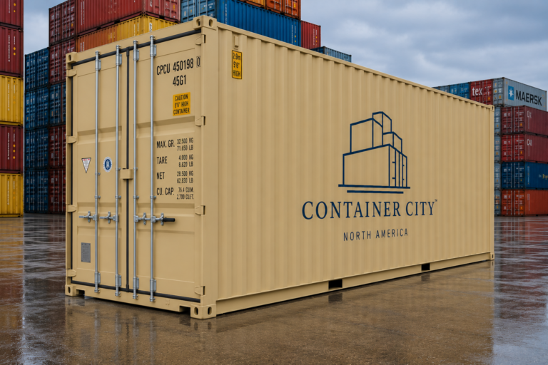 40-foot high cube shipping container