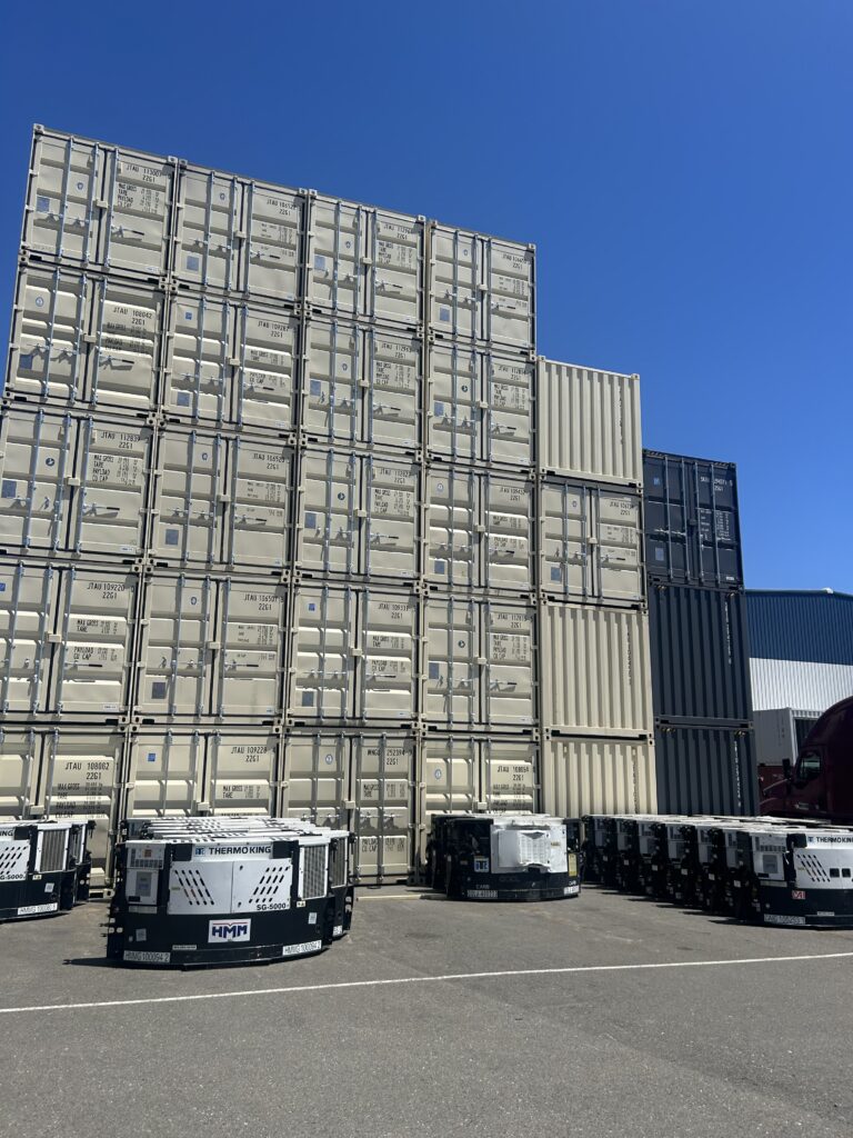 container with generator set