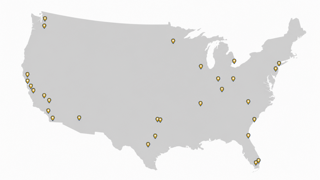 shipping container inventory cities