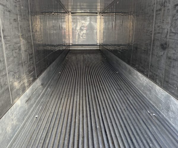 inside refrigerated cargo container