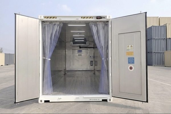 inside refrigerated container