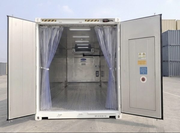 inside refrigerated container